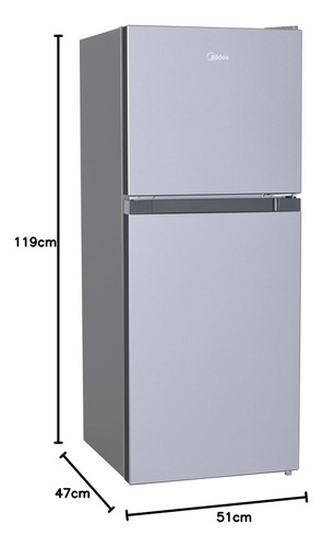 Frigobar Midea Mdrt128ccnls 5 Pies Congeador