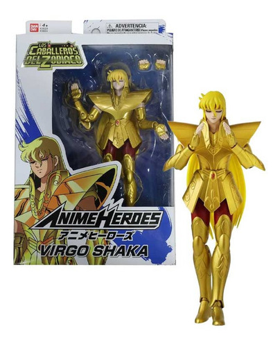 Caballeros Del Zodiaco Virgo De Shaka Anime Heroes Bandai