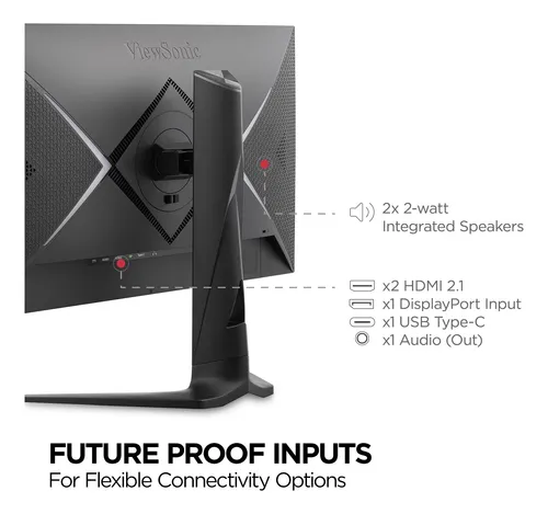 Monitor De Juegos Viewsonic Xg2736-2k De 27 Pulgadas, Resolu