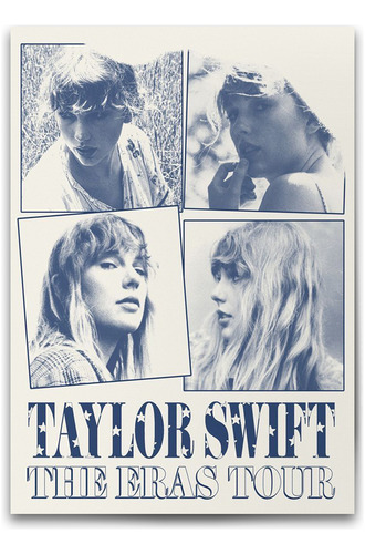 Póster Papel Fotográfico Eras Tour Taylor Swift Cuarto 45x30