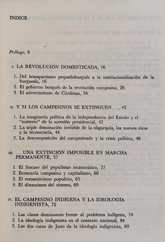 Campesinado Y Poder Político En México - Roger Bartra (Usado)