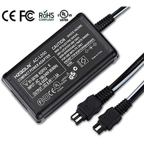 Hzqdln Adaptador Ac Cargador Para Sony Handycam Dcr