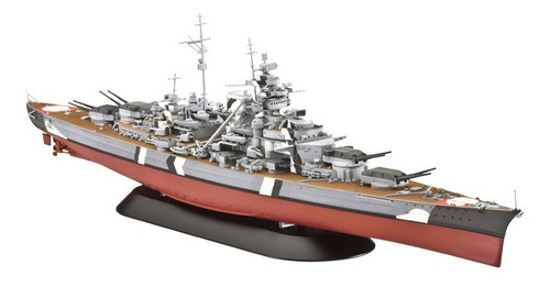 Buque de guerra alemán Revell Bismarck 1/700 295 piezas 05098