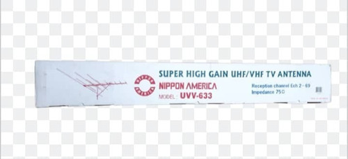 Imagen 1 de 3 de Antena Tv Aerea Uhf - Vhf Nippon America - Uvv-633 (295800)