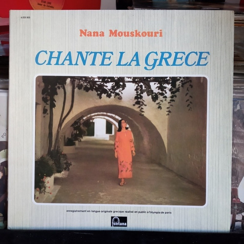 Nana Mounskouri Chante La Grece Vinyl,lp,acetato Imp 