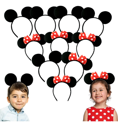 10 Diademas De Mimi Minnie Mouse Economicas Orejas Mickey