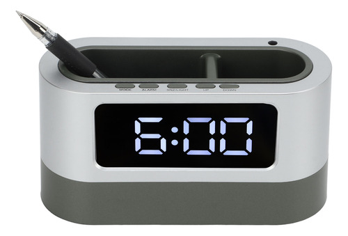 Soporte Para Bolígrafo, Diseño De Reloj Despertador, Hora, M
