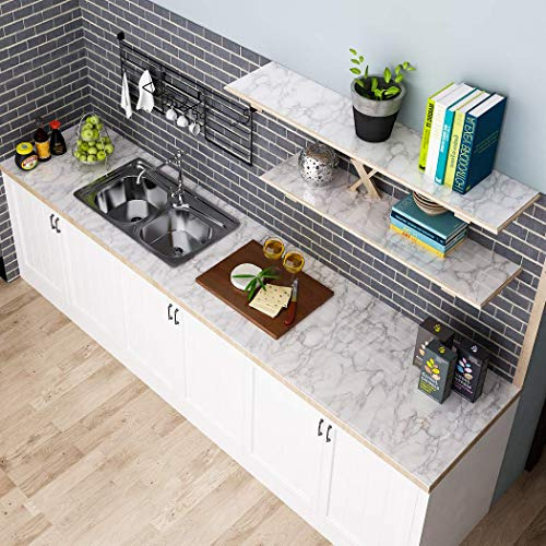 Papel Adhesivo Mármol Gris Veelike 15.7''x708''