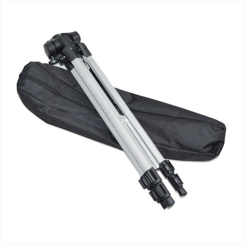 Imagen 6 de 9 de Trípode Cámara 3110 Con Estuche + Clip Celular + Bluetooth