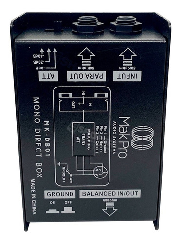 Comparador de impedancia pasivo Directbox Mk-dB01 Makpro n/a