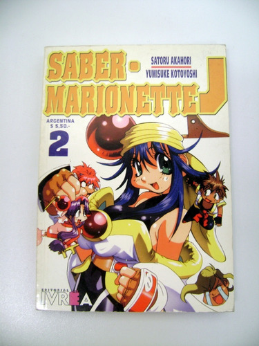 Saber Marionette J 2 Manga Ivrea Usado Papel Excelent Boedo