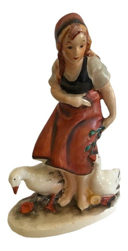 Figura Porcelana Friedel Bavaria Niña Campesina