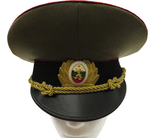 Gorra De Plato Ejercito Búlgaro Oficial De Carro De Combate (Usado)