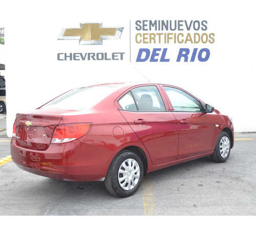 Imagen 6 de 15 de Chevrolet Aveo Lt 2020 Rojo Cereza