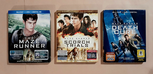 The Maze Runner Trilogy -ed De Colecc Blu-ray + Dvd Original