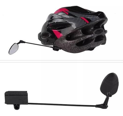 Espejo Retrovisor Para Casco Ciclista Bicicleta 360 Grados