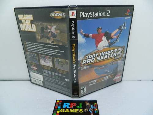 Imagem 3 de 8 de Tony Hawk´s Pro Skater 3 Original Completa P/ Ps2 - Loja Rj