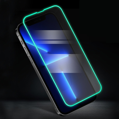 Lamina Borde Fluorescente Luminoso Para iPhone 13
