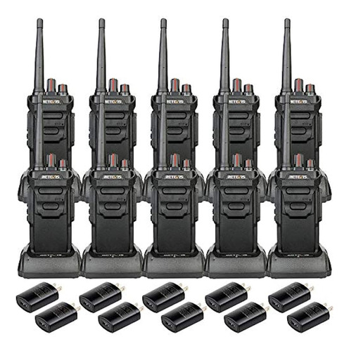 Caja De 10, Retevis Rt48 Ip67 Walkie Talkie Impermeable De L