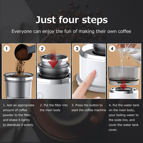 Depósito De Agua Portátil Para Cafetera Espresso Tritan