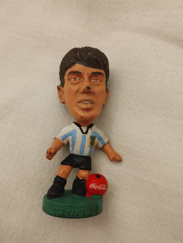 Muñecos Cabezones Coca Cola Selección Argentina Mundial 1998