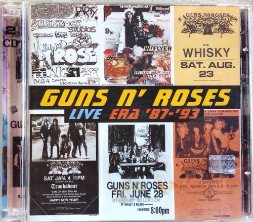 Guns N' Roses Live Era '87-'93 Cd Duplo 