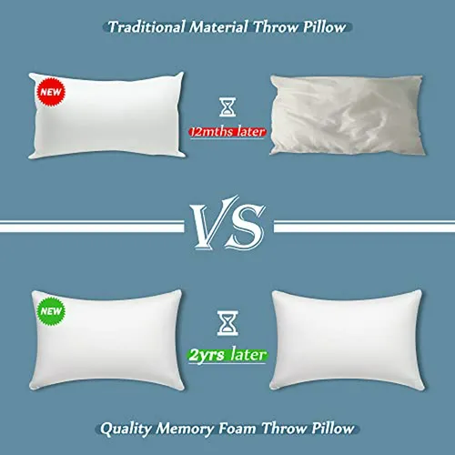 Cojín De Espuma Viscoelástica Compatible Con Cama, Sof