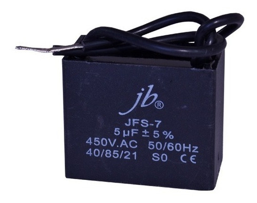 Capacitor Polipropileno Metalico (motor) 5 Uf X 450v