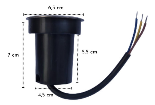 15 Balizador De Embutir Em Piso Chão Spot Led Cob 3w Bivolt