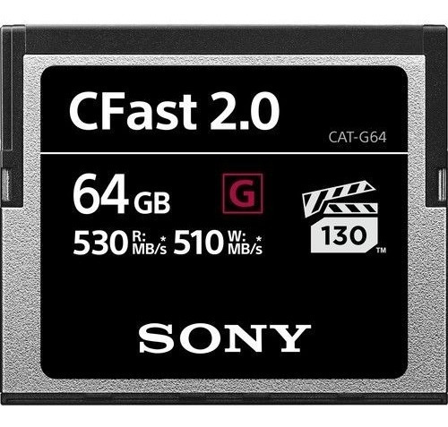 Tarjeta De Memoria Sony Cfast 2.0 Serie G 64gb Sym