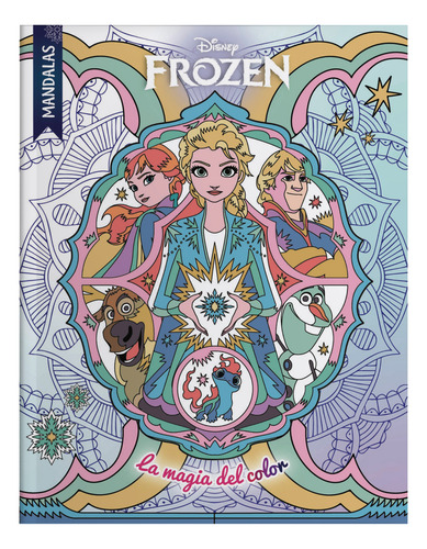 Libro Para Colorear Mandalas Frozen 32 Paginas