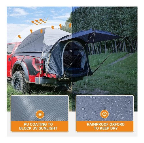 Kingcamp Truck Bed Tent 6.5 Foot Truck Camping Tent Preferid