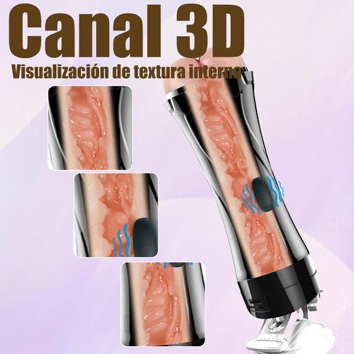 Masturbador Masculino Giratorio Con Base De Succión - Anal Color Negro Tipo de orificio Ano