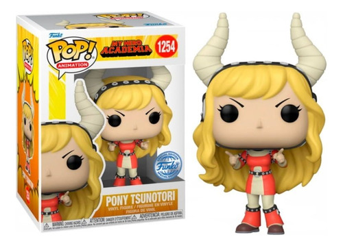 Funko Pop Pony Tsunotori #1254 Exclusivo My Hero Academia