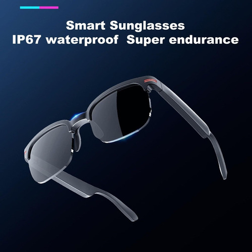 Óculos De Sol Com Fones De Ouvido - Bluetooth, Polarizados,