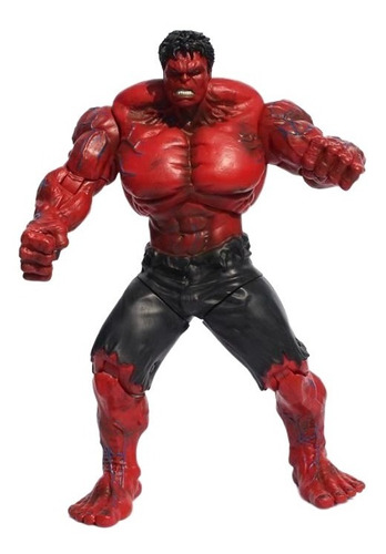 Hulk Rojo Articulado Pvc Coleccionable