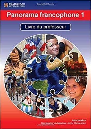 Libro Panorama Francophone 1 Livre Du Prof C De Vvaa Cambrid