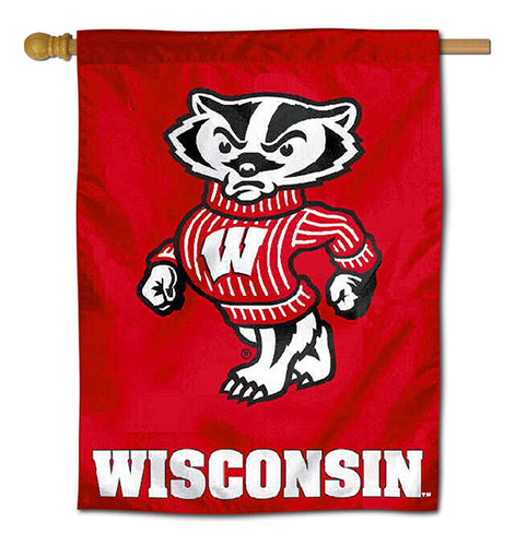 Universidad De Wisconsin Badgers Camara Bandera