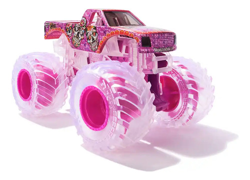 Auto/camioneta A Escala Monster Jam 1:64 Color Calavera