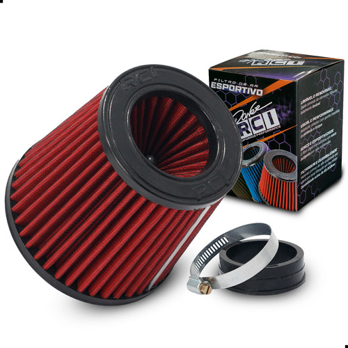 Filtro Esportivo Rci Duplo Fluxo Universal Intake 3 2.5 Pol.
