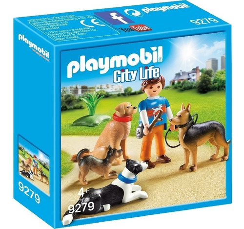 Playmobil 9279 City Life Adiestrador De Perros Mundo Manias