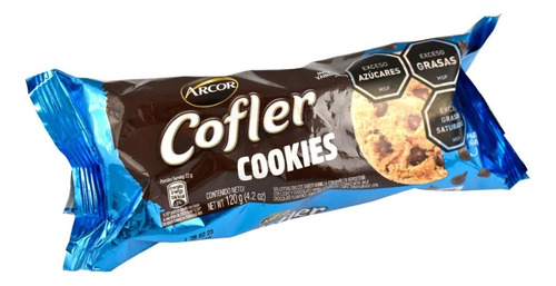 Galletitas Cookies Chips Chocolate Cofler X120g