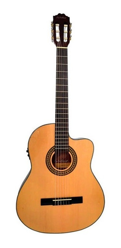 Guitarra Sevillana Electro Acústica 40'' Con Funda Mlab