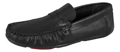 Zapato Casual Para Hombre Castalia Negro De Piel 430-90