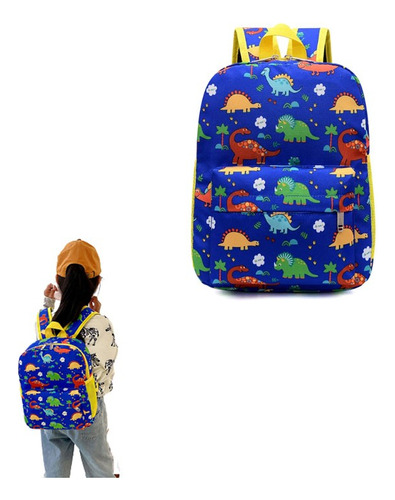 Mochila Escolar Guardería Passeio Preescolar Infantil Dino