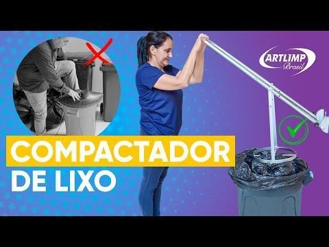 Compactador Manual De Lixo Para Lixeira E Container