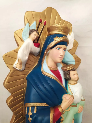Imagem De Nossa Senhora Do Perpetuo Socorro 70 Cm Cor Pintura A Mão