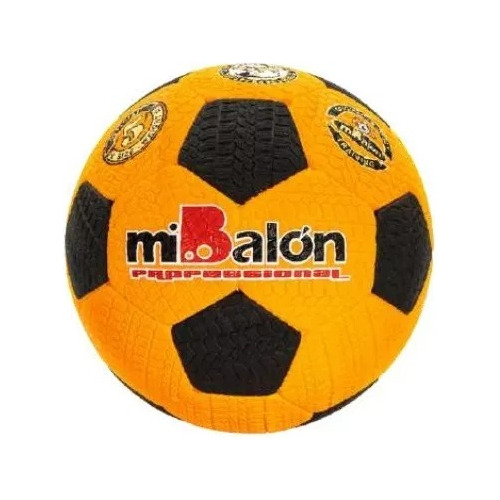 Pelota Walon Mibalón Fútbol #5 Modelo Street Naranja