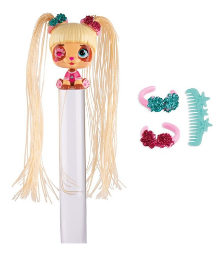 Imagen 5 de 10 de Vip Pets Muñeca Sorpresa Mini Fans Serie 1 Corazon Accesorio