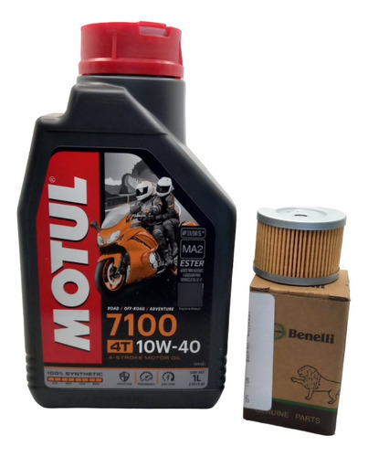 Kit De Afinacion Benelli Tnt150 Y Tnt135 Motul Sint 10w40